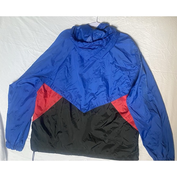 Vintage Nike Windbreaker Full Zip Jacket XL - Red, Blue, & Black-Gray Tag - Picture 3 of 4